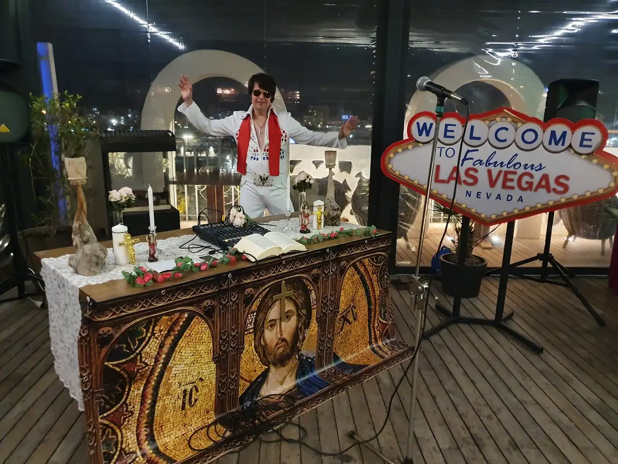 Boda con Elvis Presley en Barcelona