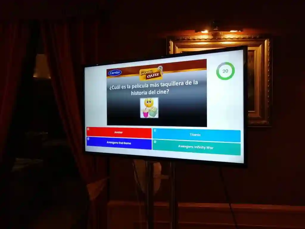 Quiz Interactiu per a Esdeveniments en un esdeveniment real