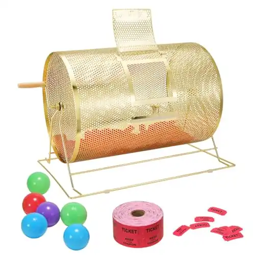 Bombo de Loteria per a Sortejos en un esdeveniment real