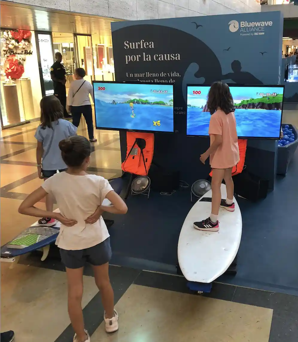 Surf Simulator at a real event