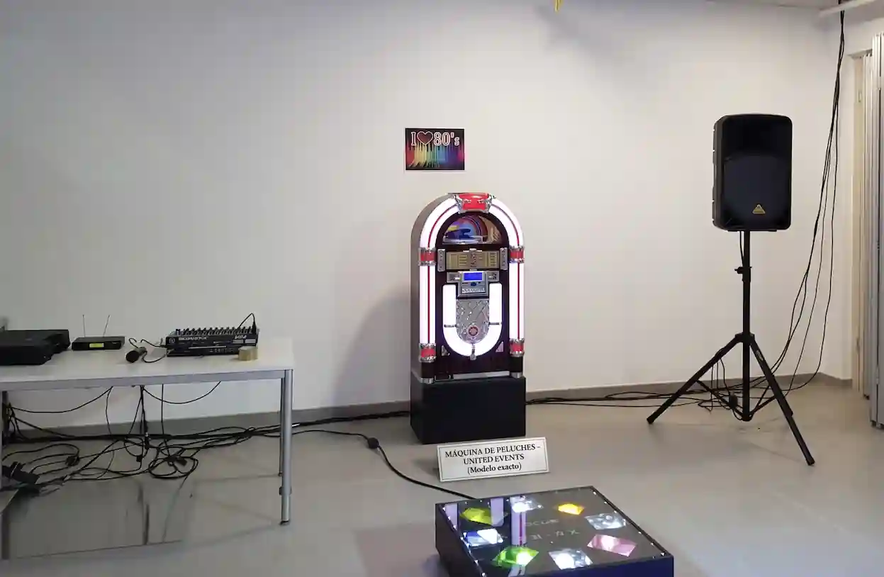Vintage jukebox at a themed hotel party