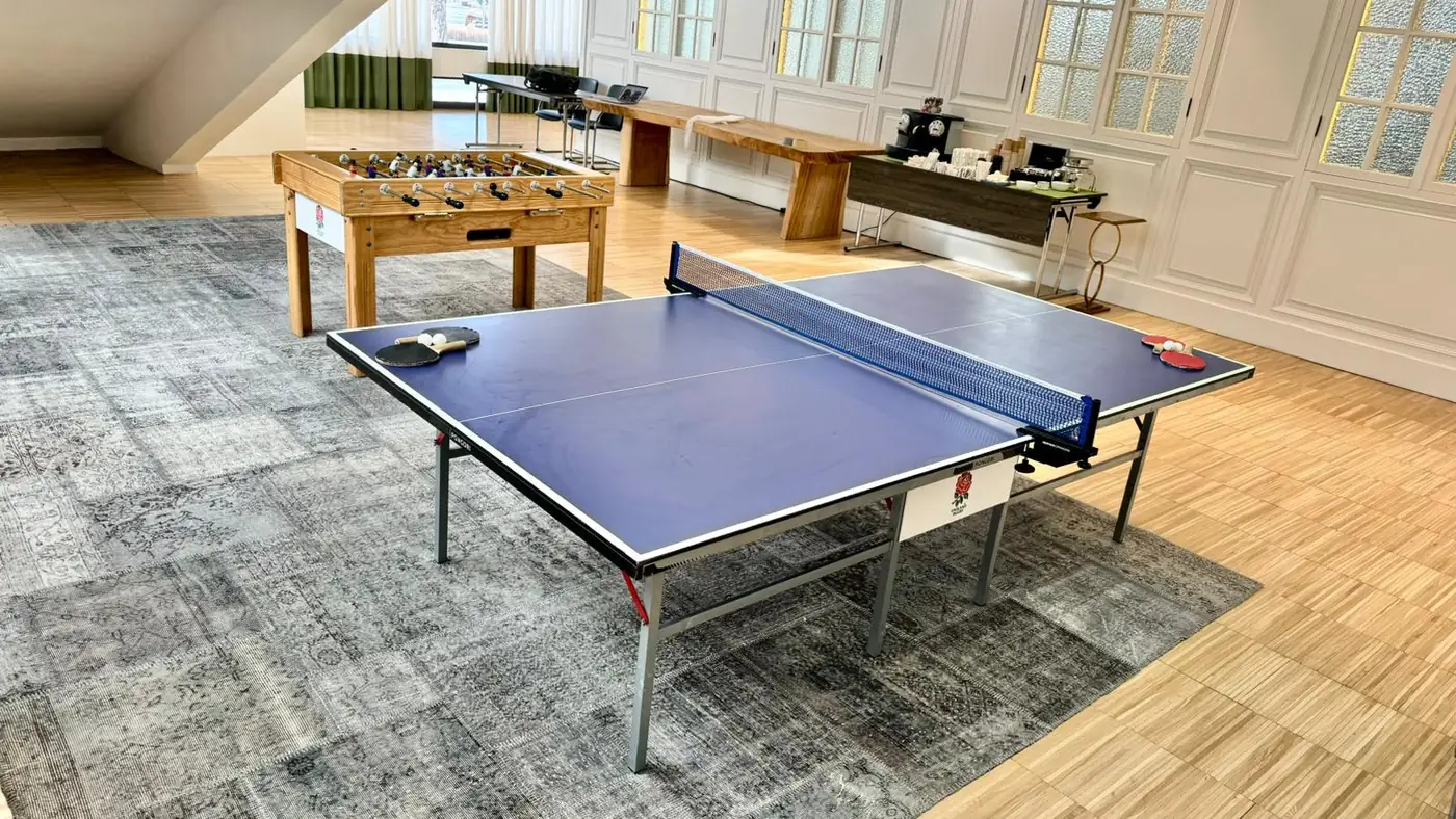 Ping Pong Table at a real event
