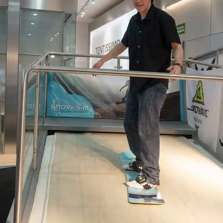 Snowboard Simulator at a real event