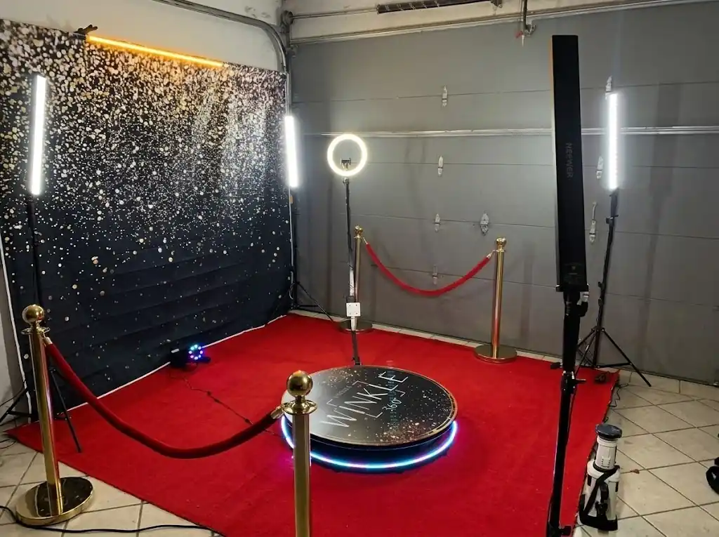 Fotomatón 360 d'United Events en ple ús durant un esdeveniment