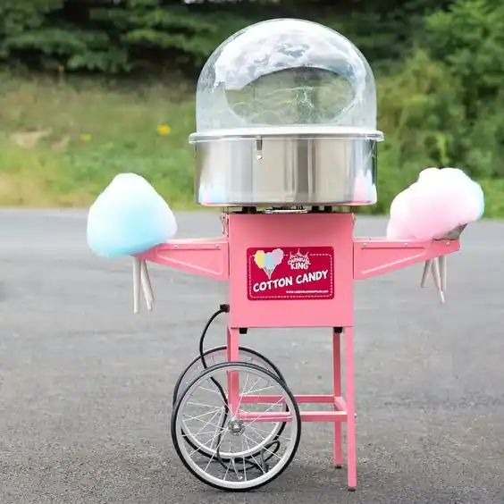 Cotton Candy Cart at a real event