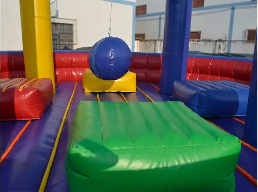 Inflable Demolition en un esdeveniment real