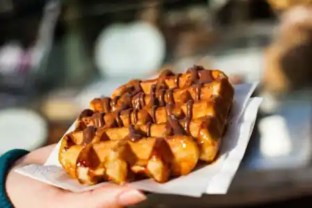Waffle Cart at a real event