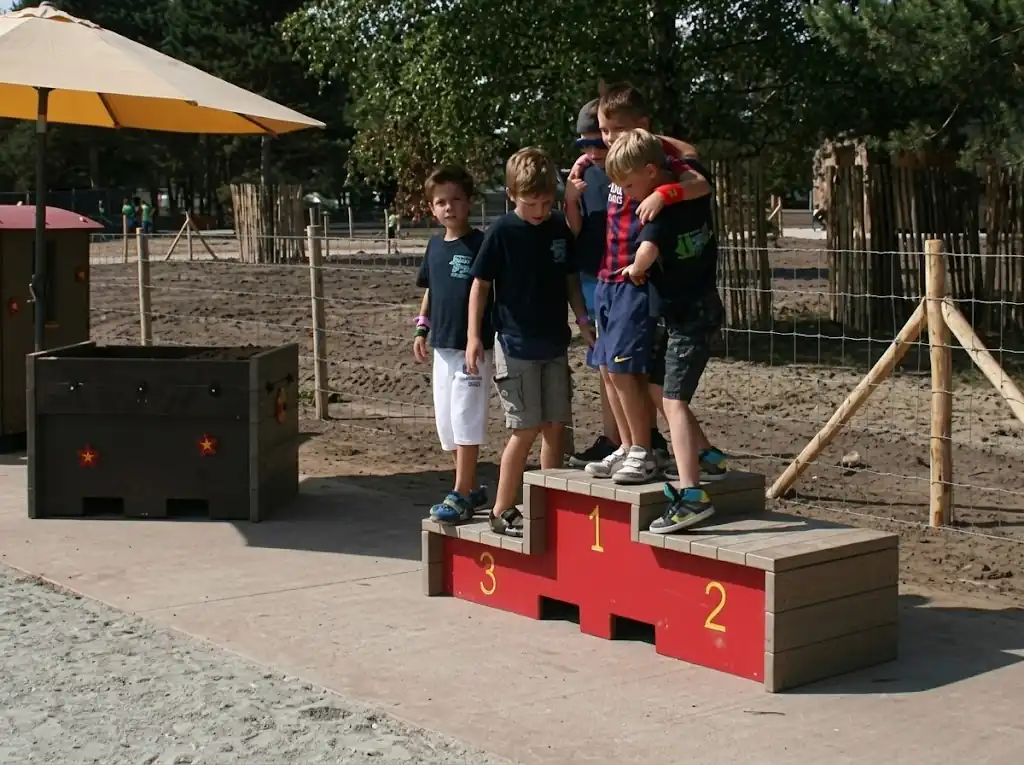 Branded podium hire at a charity fun run