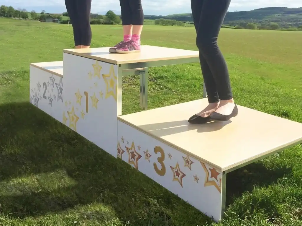 Award Ceremony Podium at a real event