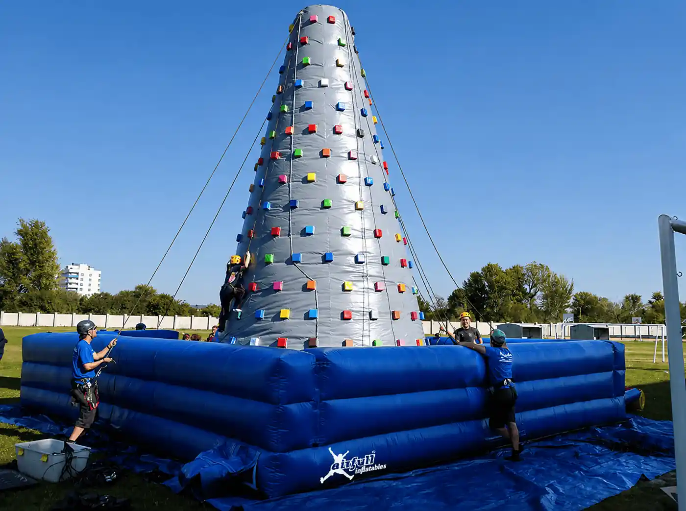 Rocòdrom Inflable en un esdeveniment real