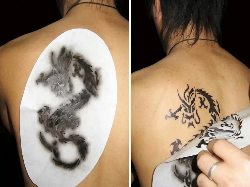 Airbrush Tattoos at a real event