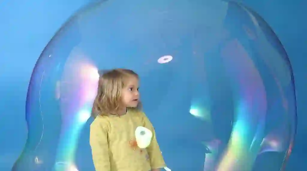 Giant Bubble Show at a real event