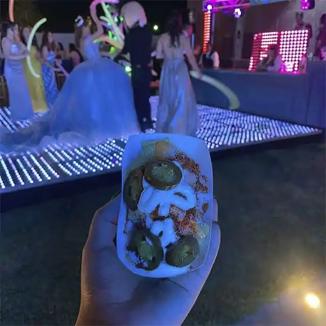 Carro de Nachos en un esdeveniment real