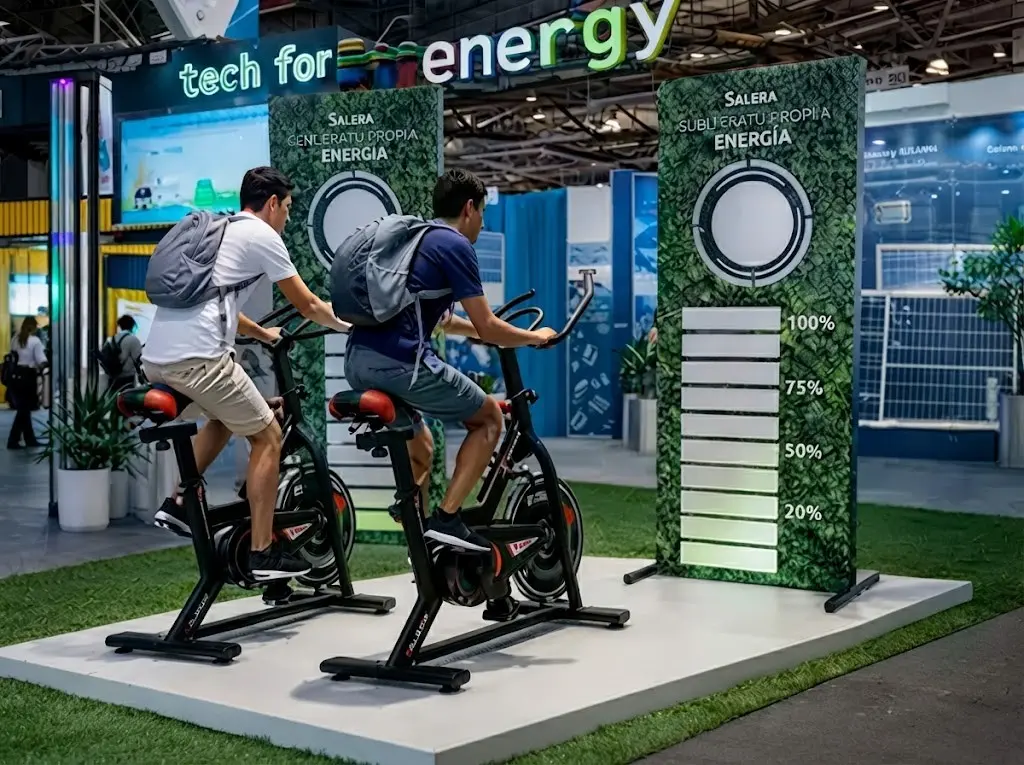 Participants pedalant a la Setmana de la Mobilitat d'un ajuntament