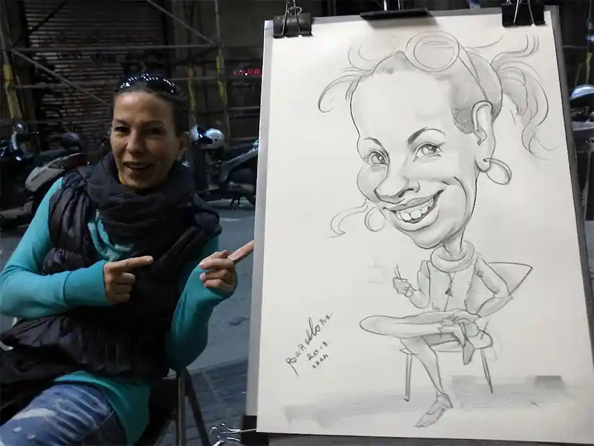 Caricaturistes per a Esdeveniments en un esdeveniment real