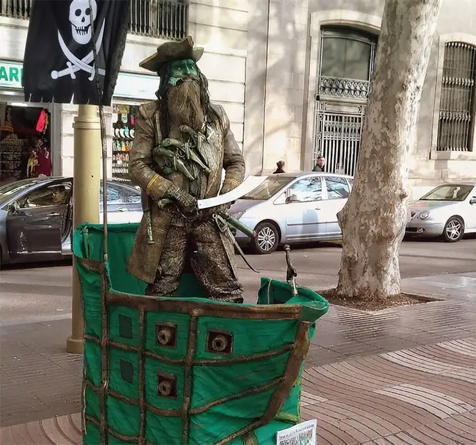 Estatuas Vivientes para Eventos en un evento real