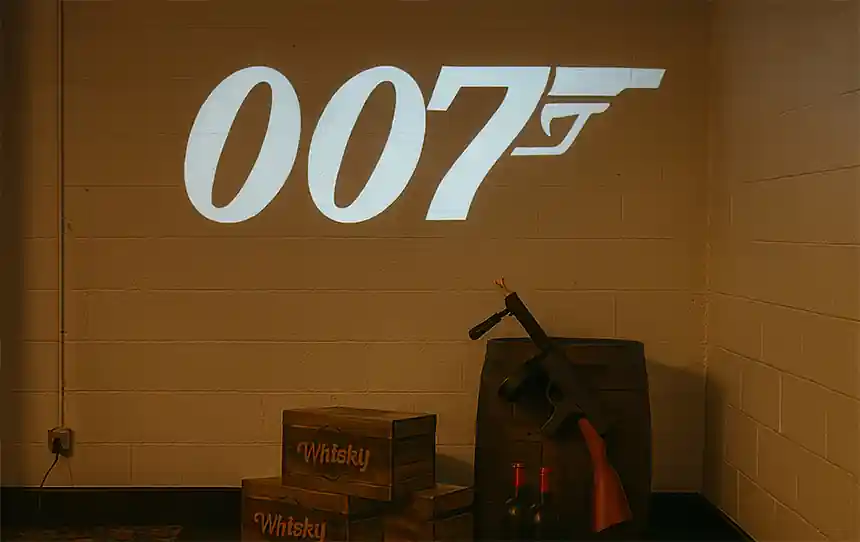 Festa temàtica James Bond amb casino en un sopar d'empresa