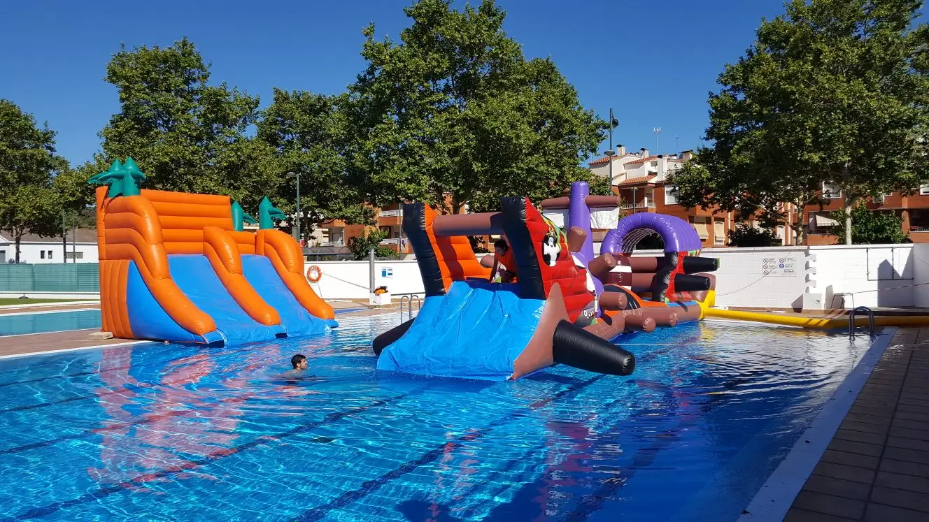 Pool Inflatables at a real event
