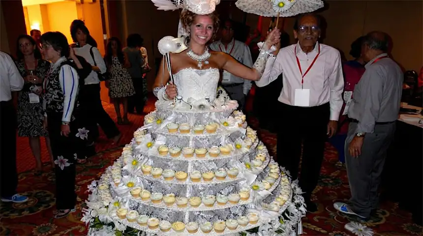 Living Cupcakes en un evento real