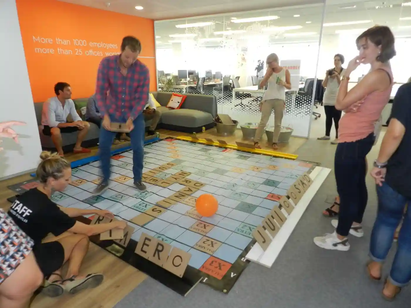 Scrabble Gegant en un esdeveniment real