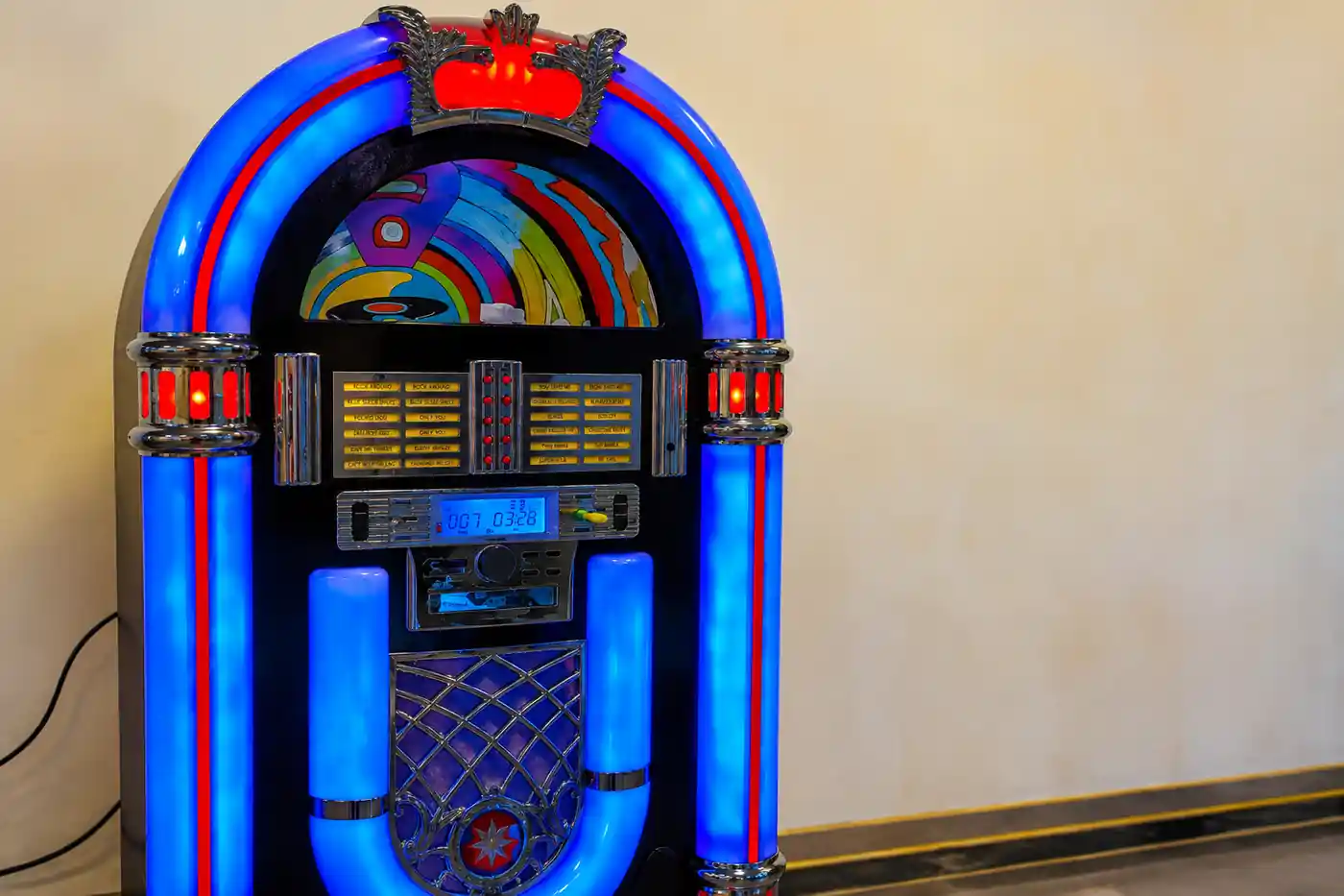 Rockola para eventos temáticos años 80