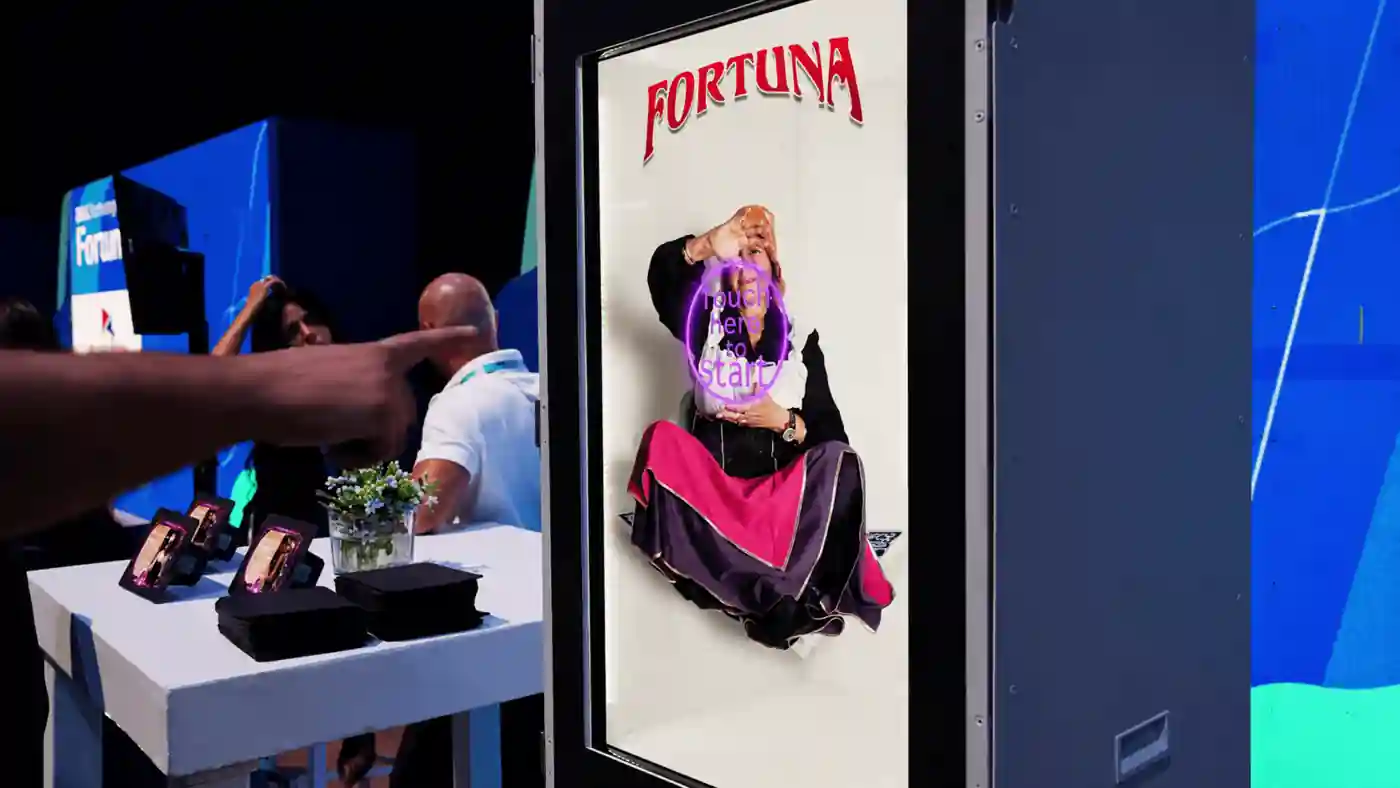 Zoltar Fortuna, Endeví Interactiu en un esdeveniment real