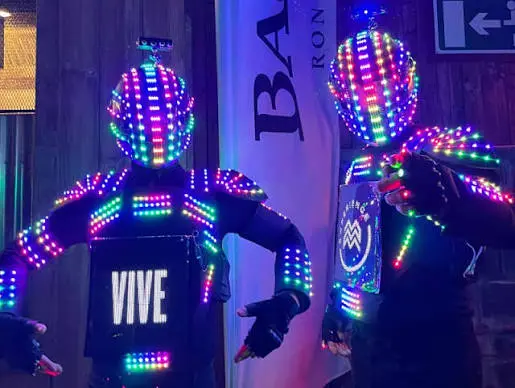 Robot LED per a Esdeveniments en un esdeveniment real