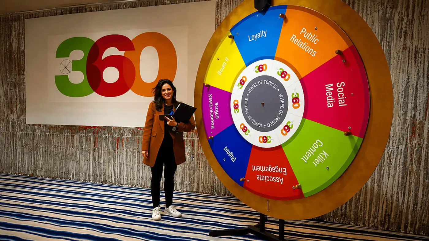 Ruleta promocional para empresas en el Hotel W Barcelona