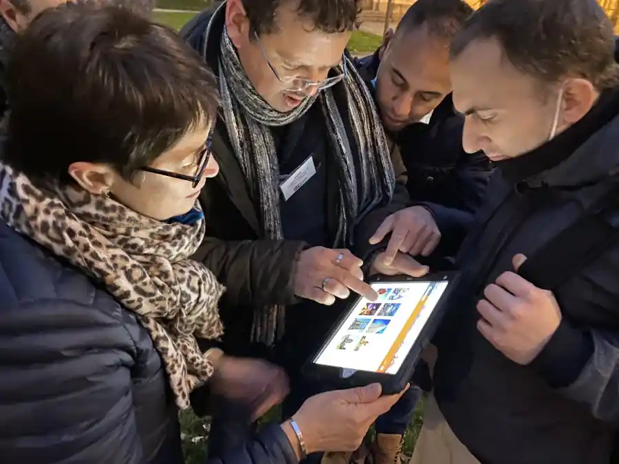 Photo Rally for Companies at a real event