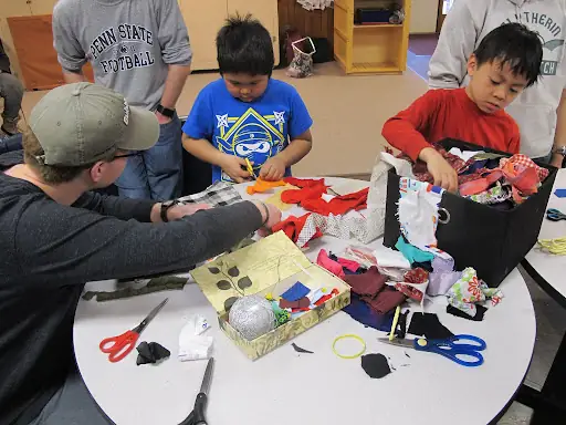 Puppet-Making Workshop at a real event