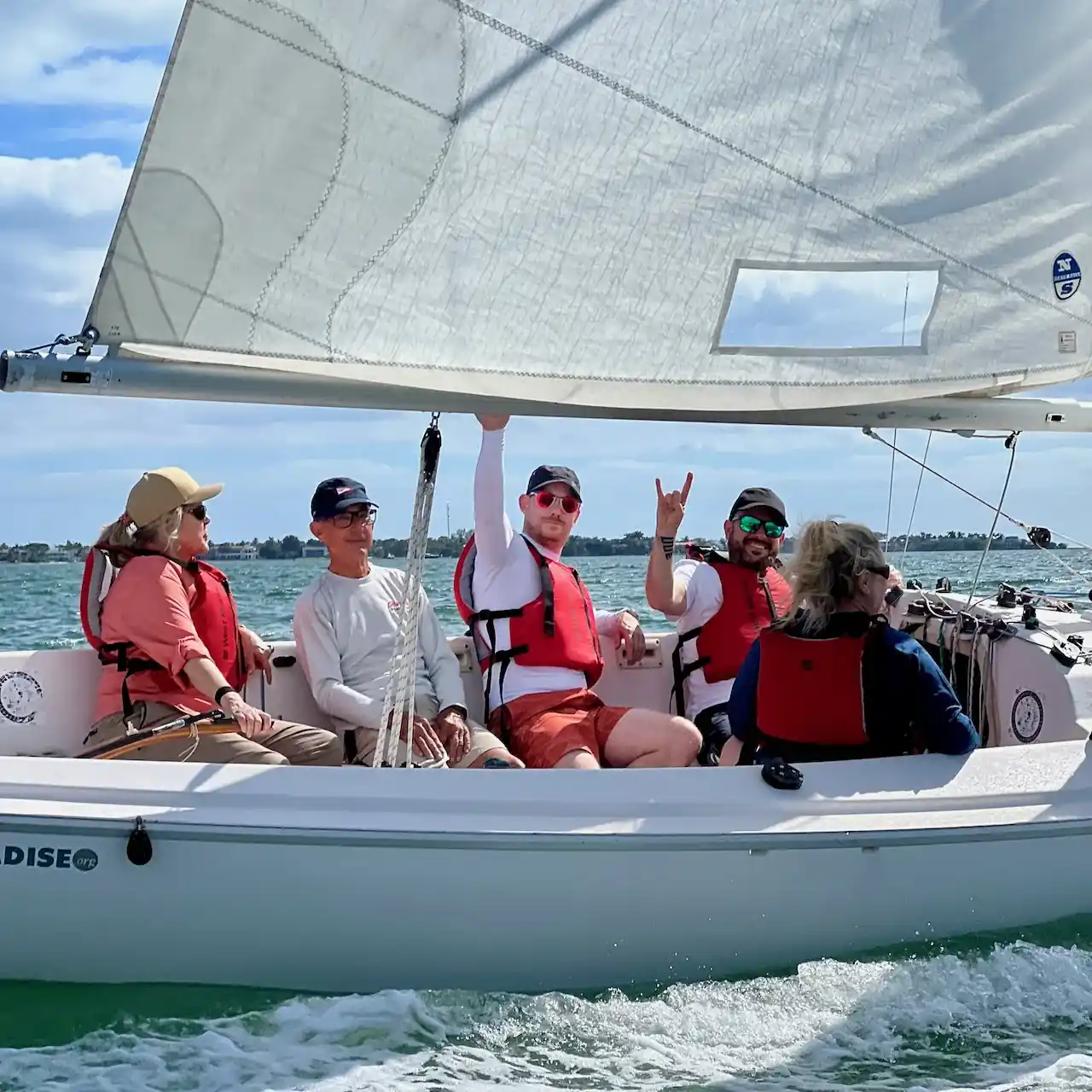 Team Building Regata a Vela en un evento real