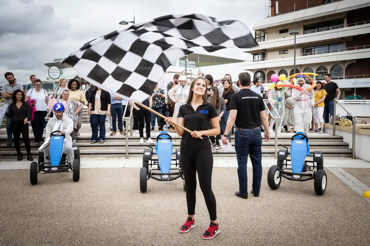 Karting Team Building at a real event