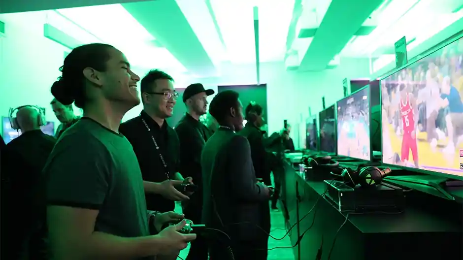 Torneig de Xbox en un esdeveniment d'empresa