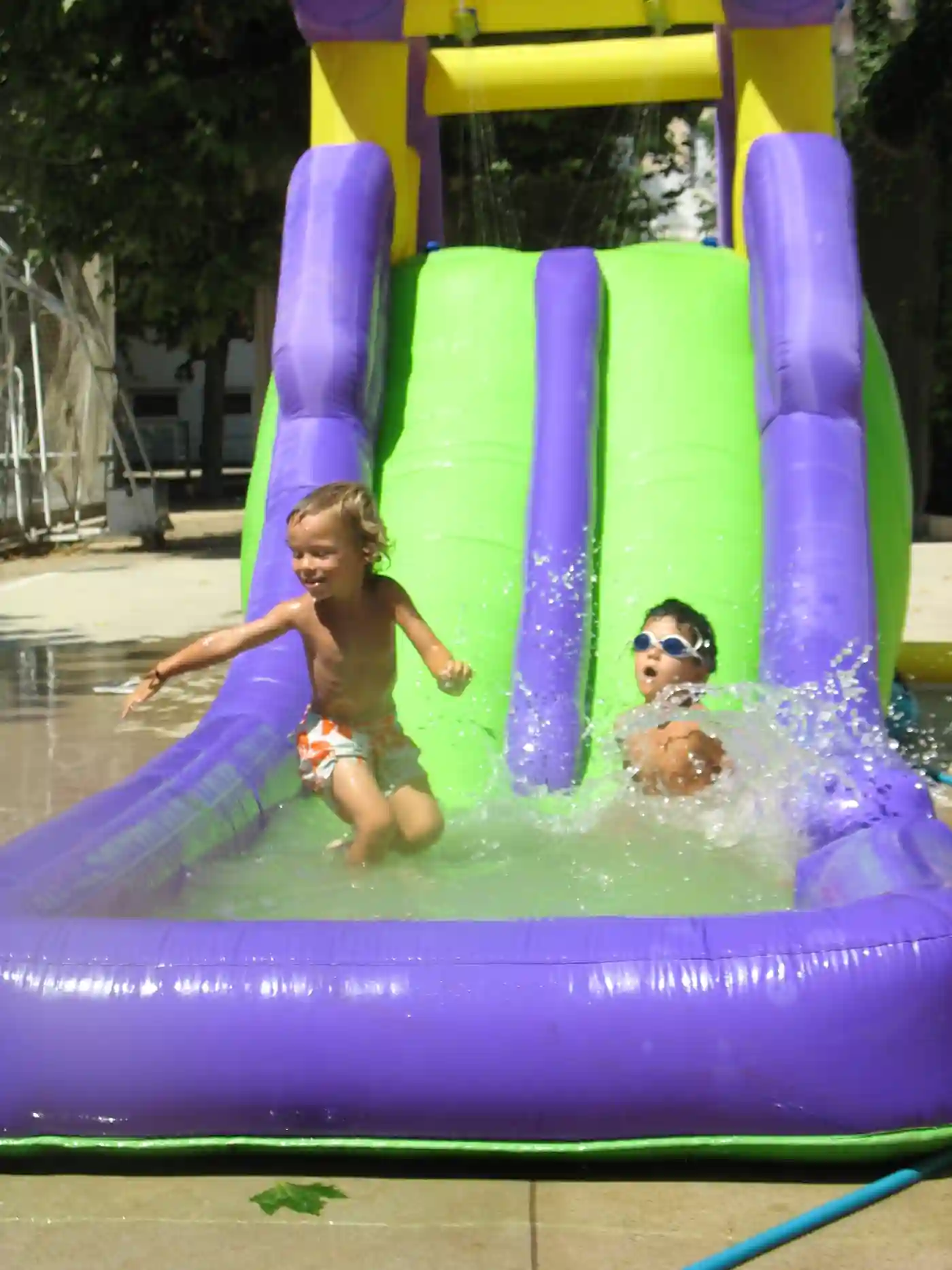 Inflable Aquàtic Tobogan Elefant en un esdeveniment real
