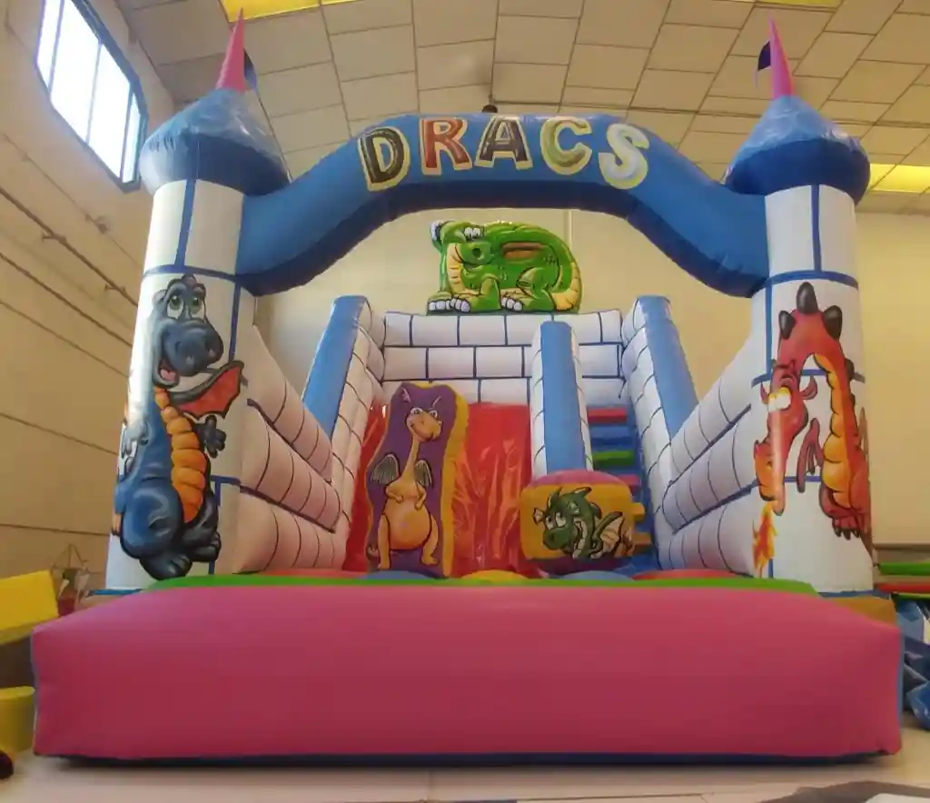 Inflable Drac en un esdeveniment real