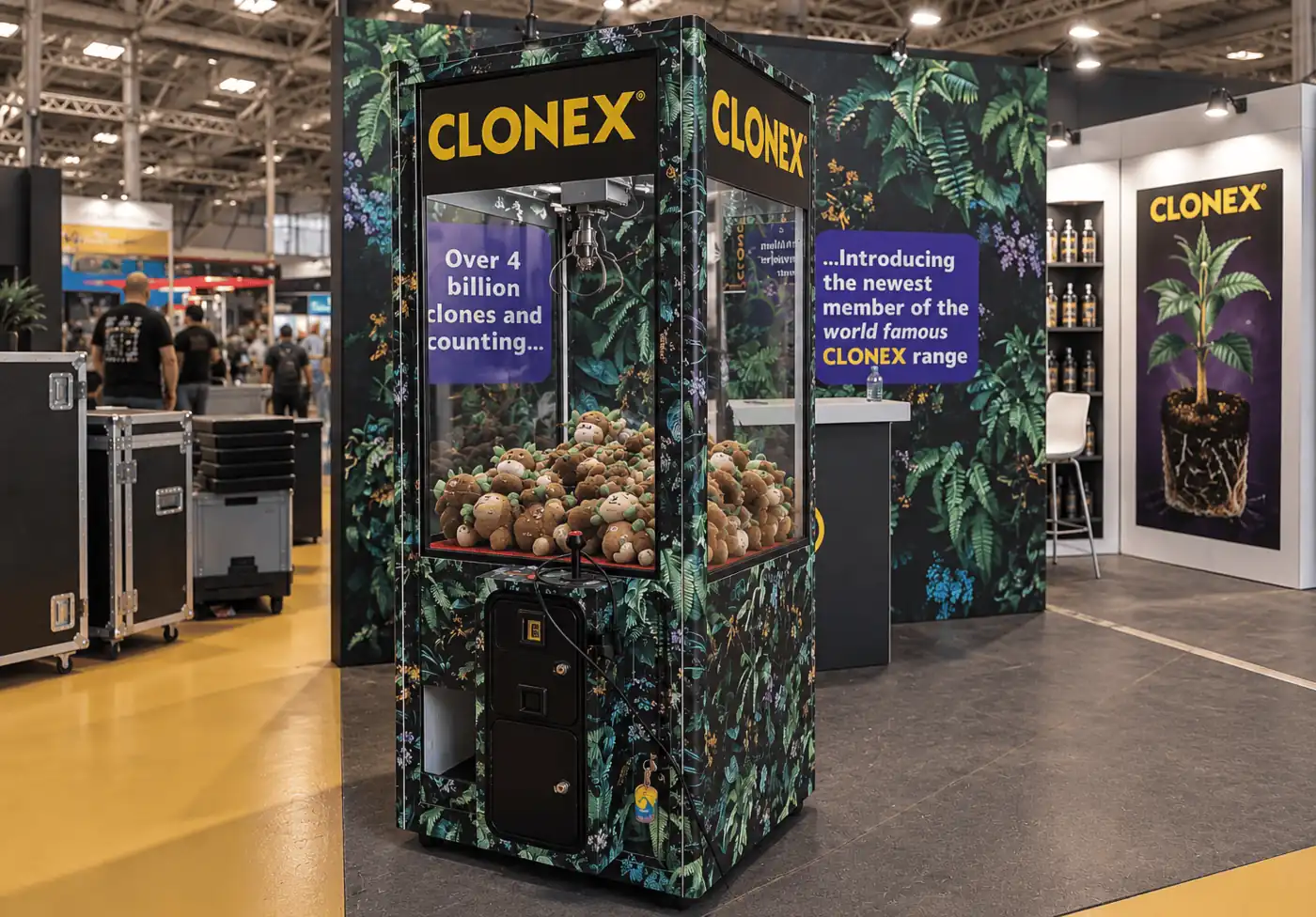 Plush Claw Machine at a real event