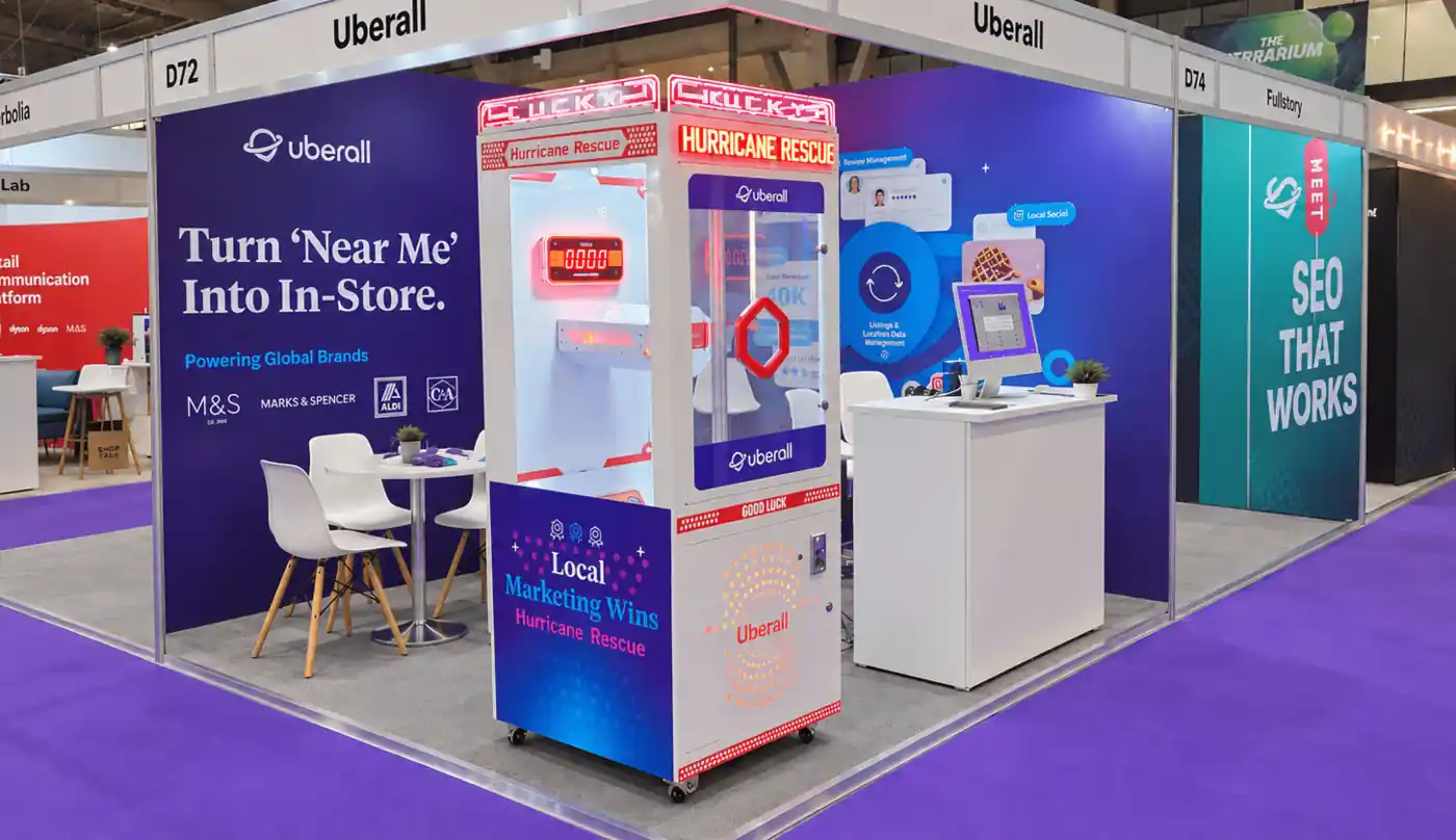 Wind Prize Machine at a real event