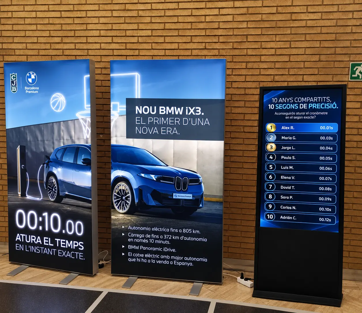 Digital Leaderboard for Events at a real event