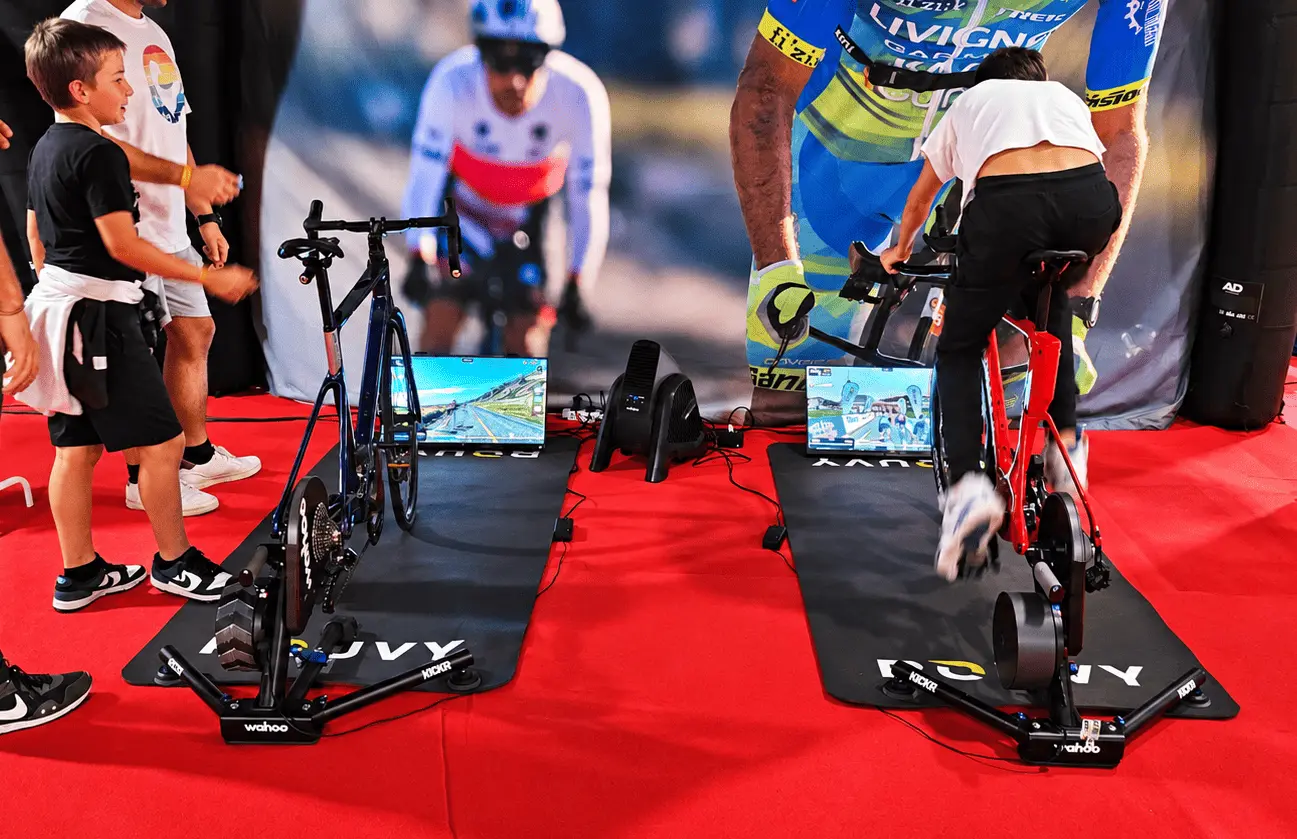 Cycling Simulator at a real event