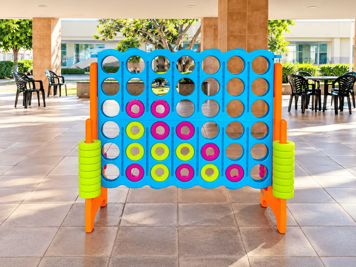 Giant Connect 4 at a real event