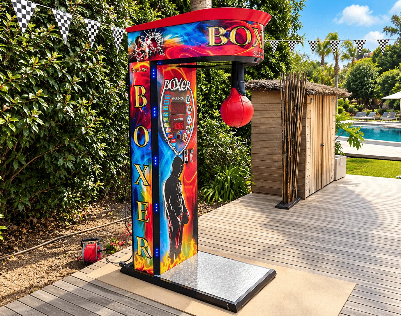 Boxing Punch Machine at a real event