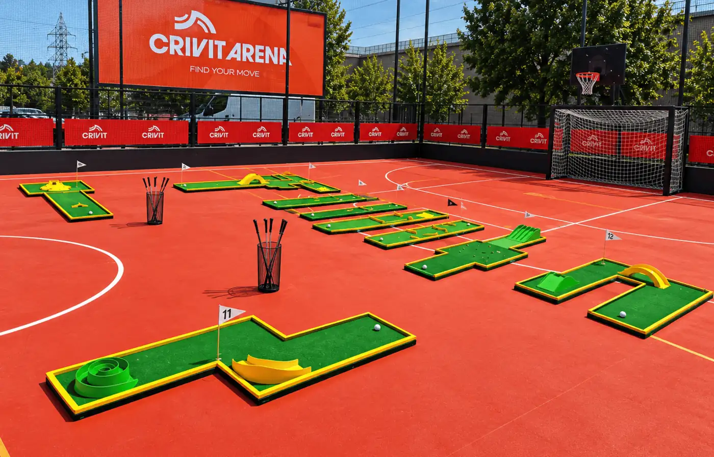Minigolf per a Esdeveniments en un esdeveniment real