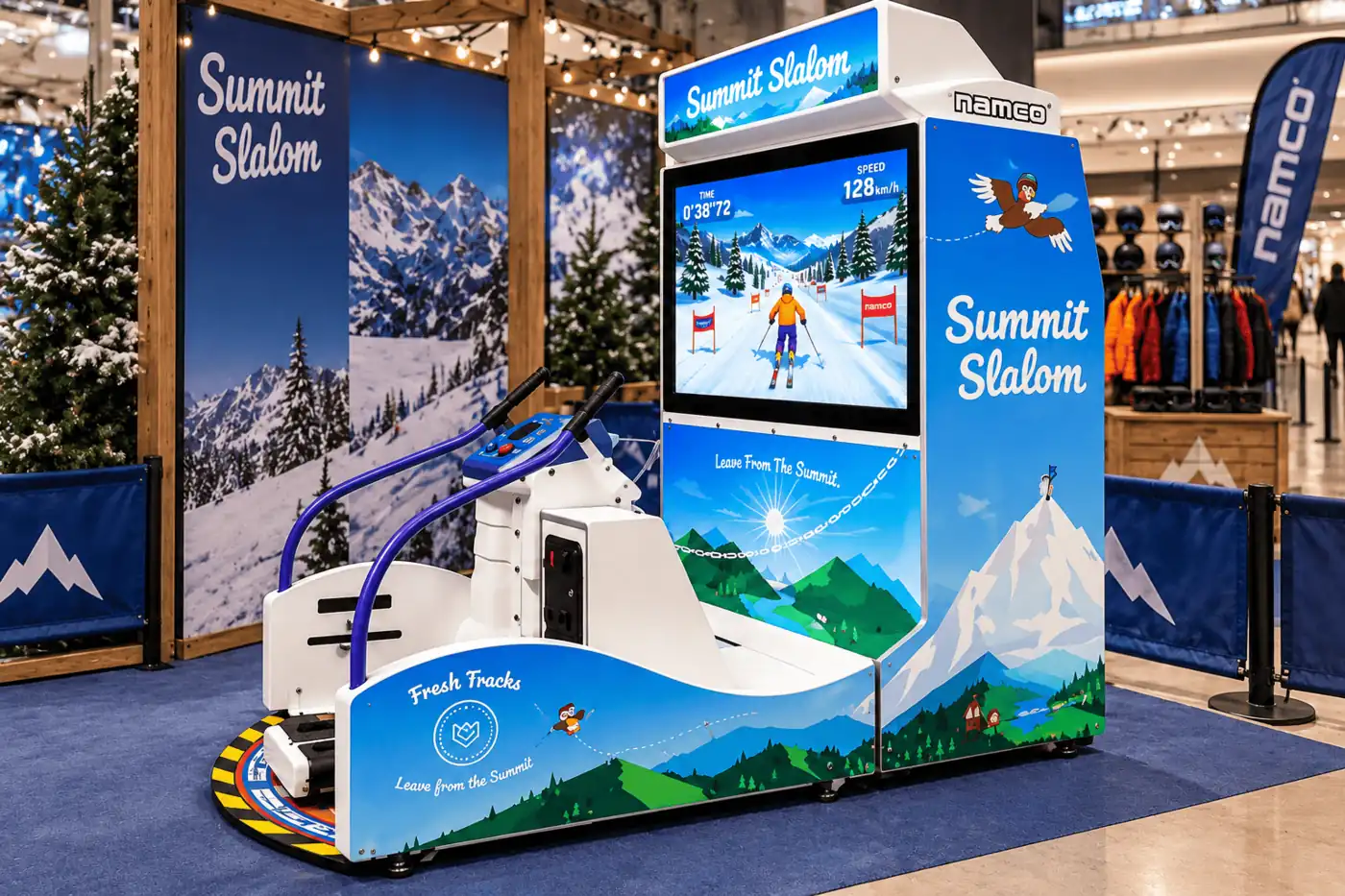 Ski Simulator at a real event