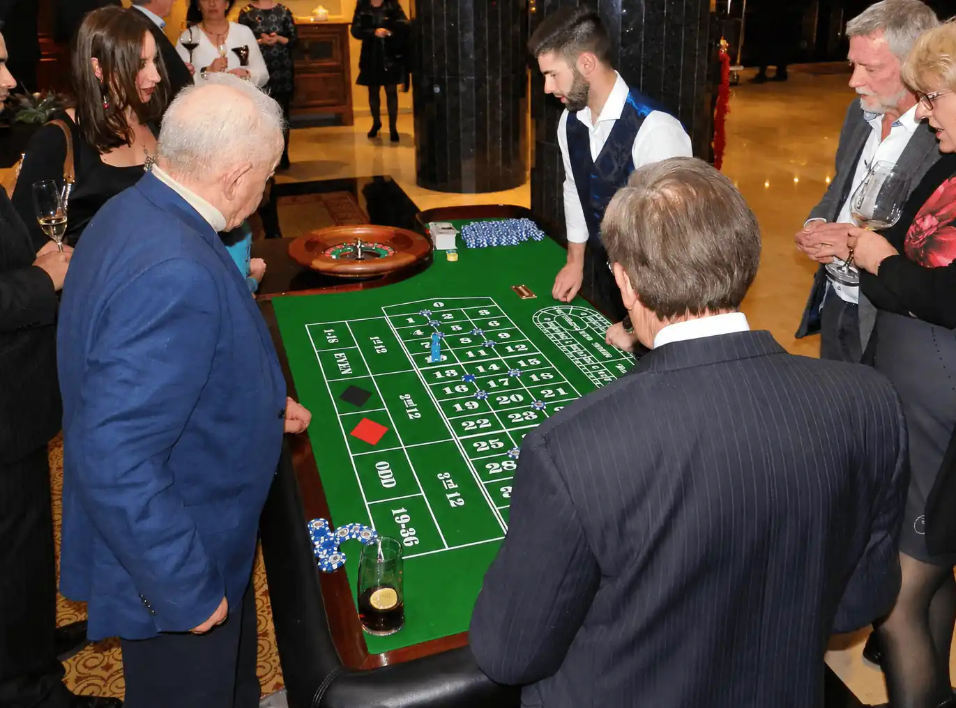 French Roulette Table at a real event