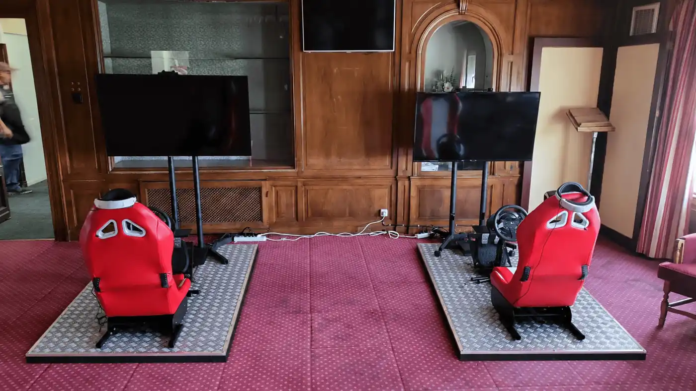 Driving Simulator at a real event
