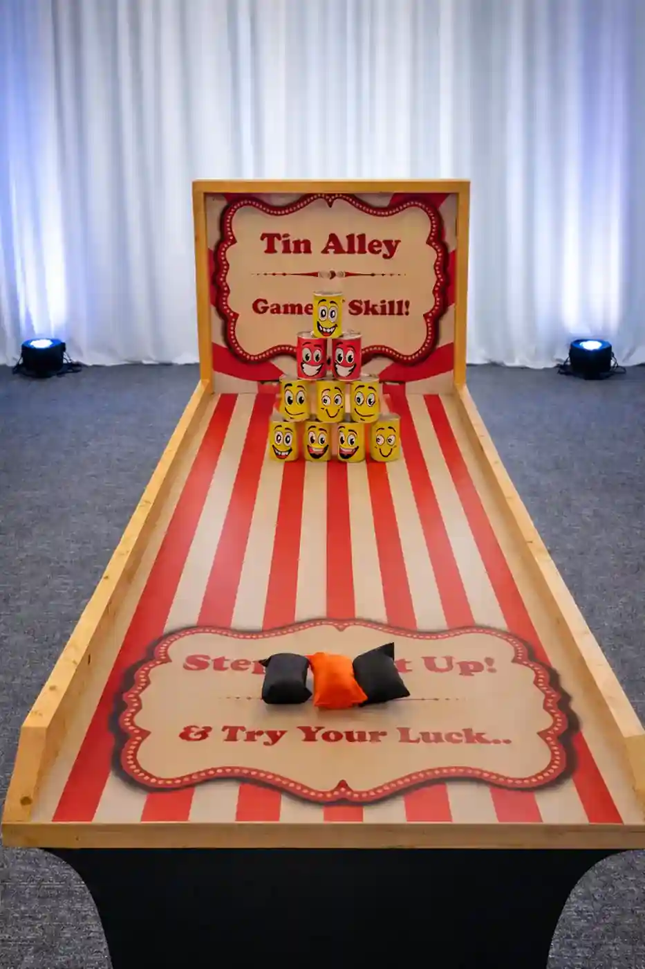 American Funfair Themed Event at a real event