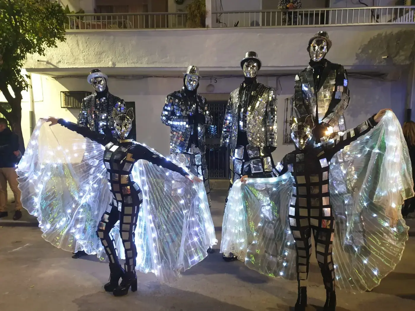 Evento Temático Futurista e Inteligencia Artificial en un evento real