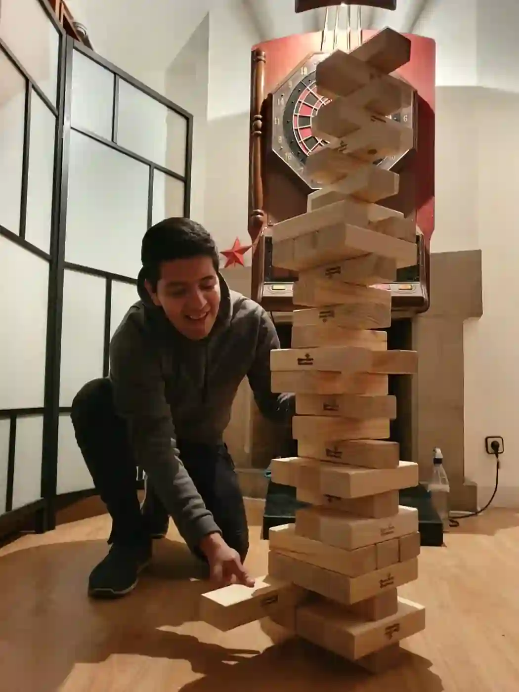 Elimination challenge at a Squid Game themed event