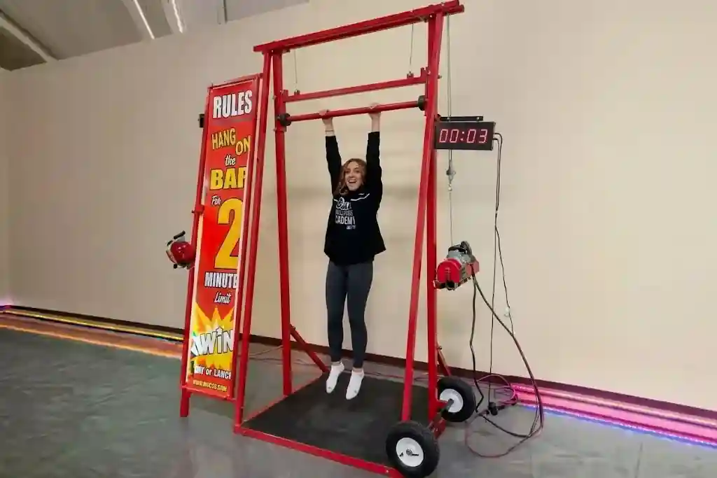 Squid Game team building with company employees