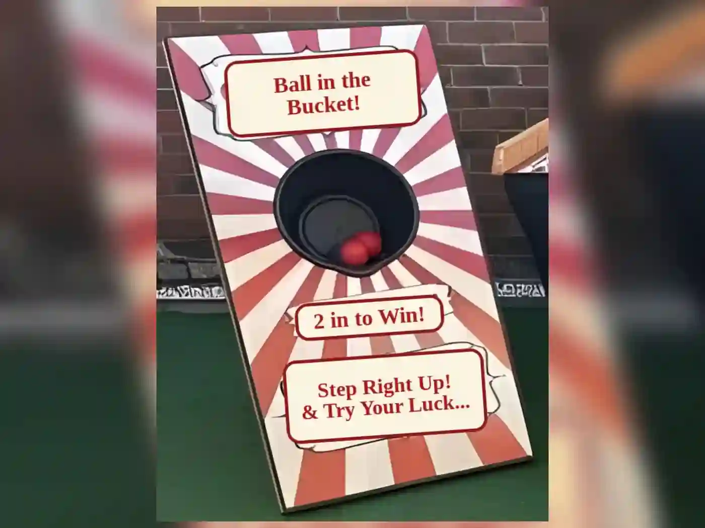 Ball in the Bucket – Encesta la Pelota en un evento real